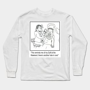 Funny dentist cartoon. Long Sleeve T-Shirt